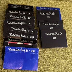 United States Proof sets 1973 to 1983